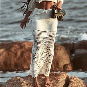Spell and the Gypsy Collective
Let The Sunshine In Crochet Skirt Cream M